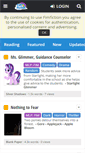 Mobile Screenshot of fimfiction.net